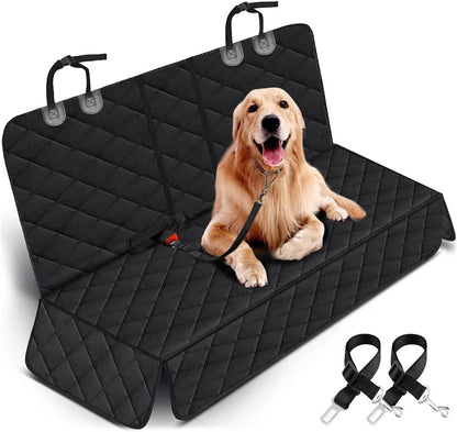 elipets Ultimate Dog Car Seat Cover - Premium Back Seat Protector for Pets