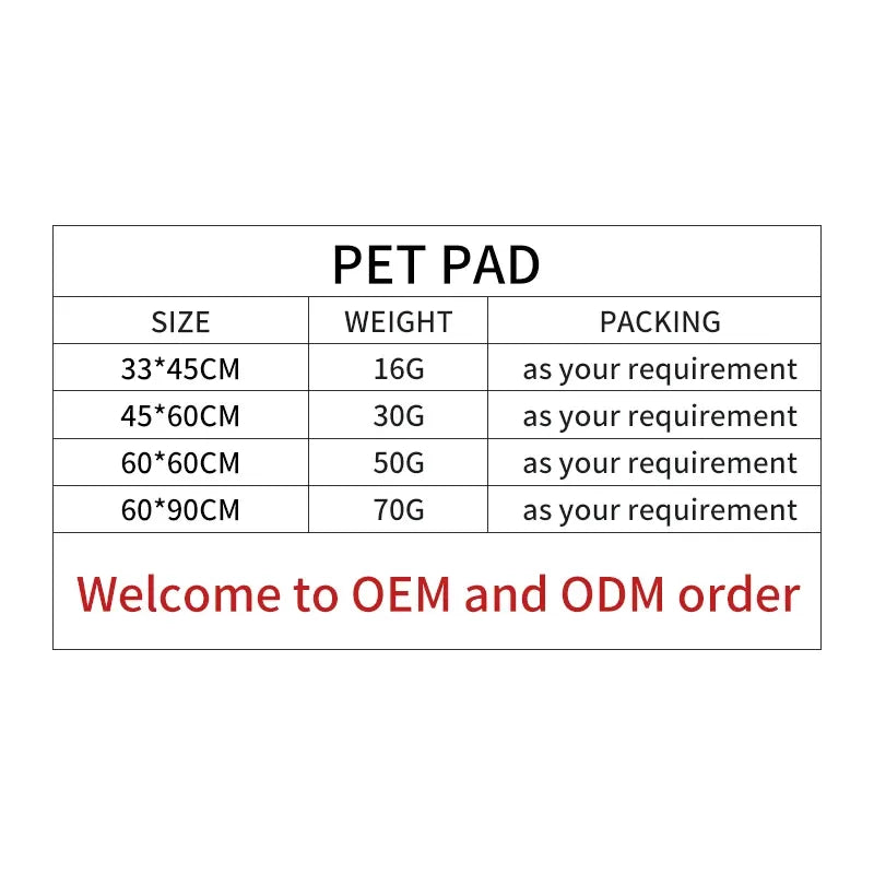Eco-Friendly Puppy Training Pads – Super Absorbent, 60x60cm