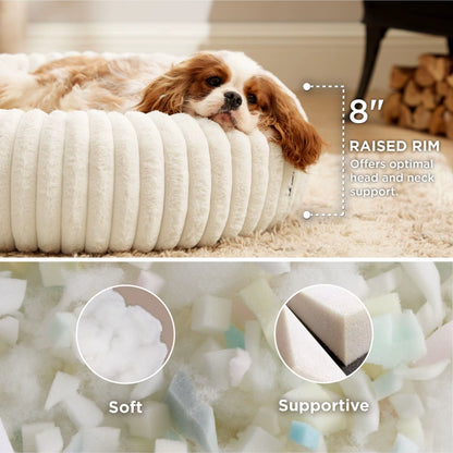 Cozy Donut Pet Bed – Soft, Round & Washable